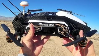 Still from Walkera Furious 320 Dragster Drone Flight Test Review