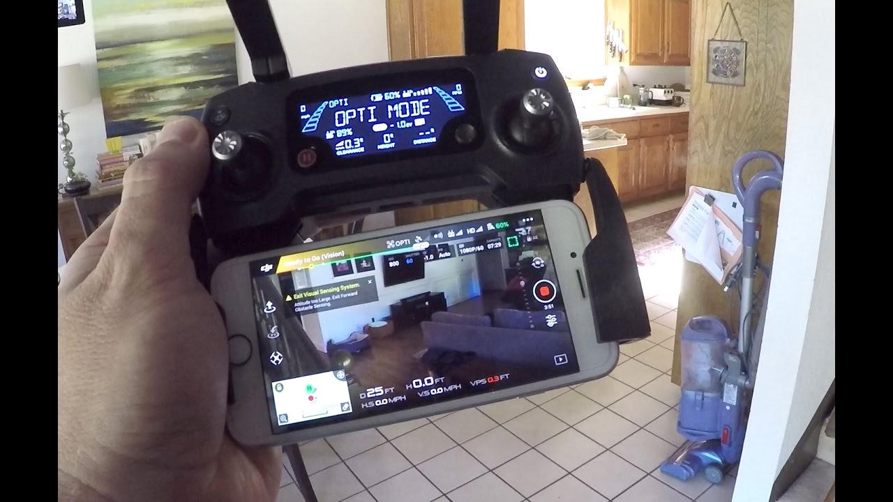 Still from DJI Mavic - Indoor Flight Test