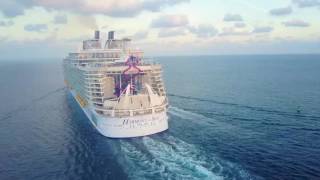Still from DJI Mavic ??11/12/2016 LIVE STREAM. 1st Cruise chase. Harmony of the seas.