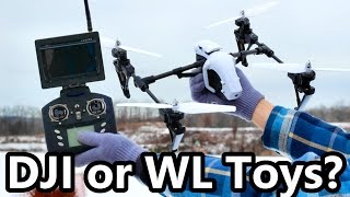 Still from Toy Knock Off Quad Better than the DJI Inspire? | WL Toys Q333-A Comparison - TheRcSaylors
